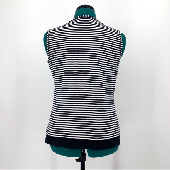 Orly Sport Black and White Layered Look Tank Top S - Picture 7 of 16